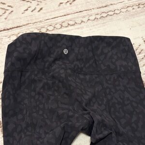 Lululemon Athletica Dark Patterned Leggings